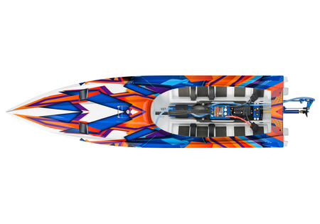 Spartan łódź zdalnie sterowana (pomarańczowa) | 57076-4O TRAXXAS