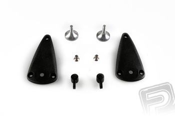 Dźwignia steru duralowa M2,8x15, regulowana  2szt. - Pelikan 2MO21852