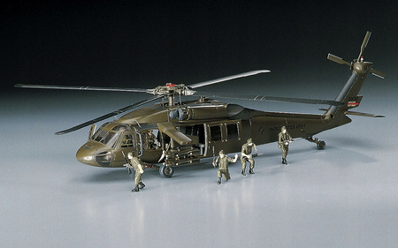UH-60A Black Hawk (U.S. Army Tactical Transport Helicopter) 1:72 | D3-00433 HASEGAWA