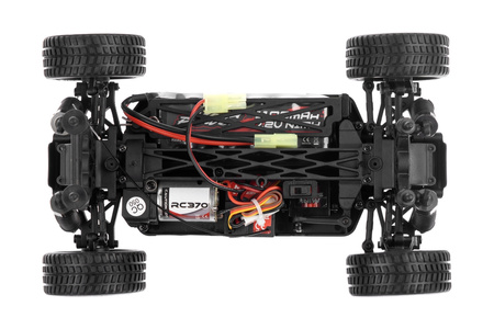 Samochód Himoto Rally Tricer 1:18 Brushed 2,4GHz RTR Model RC Zdalnie Sterowany Czerwony | HME18OR-R