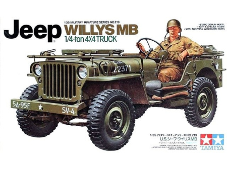 US Jeep Willys MB 1/4 Ton Truck 1:35 | Tamiya 35219