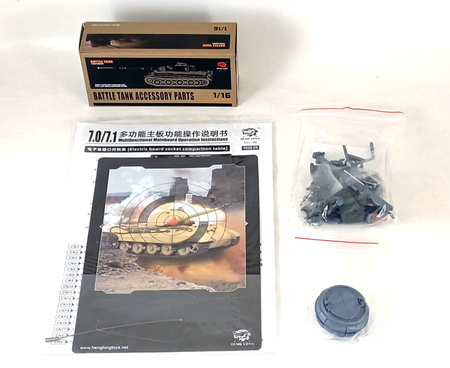 Czołg Zdalnie Sterowany German Panzerkampfwagen IV PzKpfw. IV Ausf. F2 Sd Kfz 161/1 1:16 RTR 2,4Ghz Model RC | 3859-1U HENG LONG