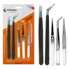 Pęsety Modelarskie Precyzyjne Metalowe 5szt. 11,5-15cm | VERGIONIC