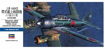 MITSUBISHI A6M3 ZERO FIGHTER TYPE 22/32 | Hasegawa D26