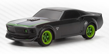 1969 Ford Mustang RTR-X Nano TTR Table Top Racer 1/64 Samochód Zdalnie Sterowany Model RC | 160980 HPI RACING