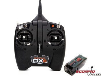 Nadajnik Spektrum DXS DSMX (+ odbiornik AR410)