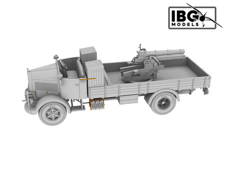 3Ro Italian Truck with 100/17 100mm Howitzer 1:72 | 72098 IBG