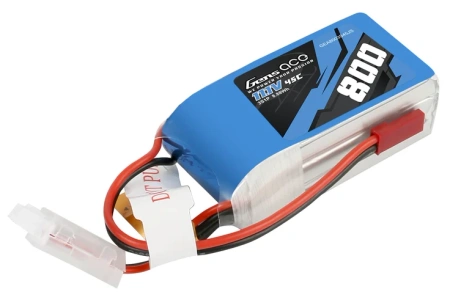 Akumulator LiPo 800mAh 11,1V 45C 3S1P JST BEC | GEA8003S45JS GENS ACE