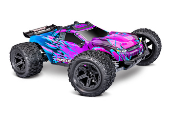 Traxxas Rustler 4X4 Brushless Bezszczotkowy 1:10 2,4GHz Różowy Samochód Zdalnie Sterowany Model RC | 67464-4