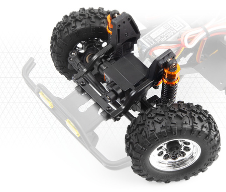 Venture18 1985 Toyota Hilux SR5 Brushed 1/18 (czerwony) | 160801 HPI