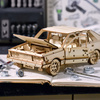 Little Story Drewniane Puzzle Model 3D Samochód FSO Polonez 1500 1/16 26,3x8,6x11,7cm | E003