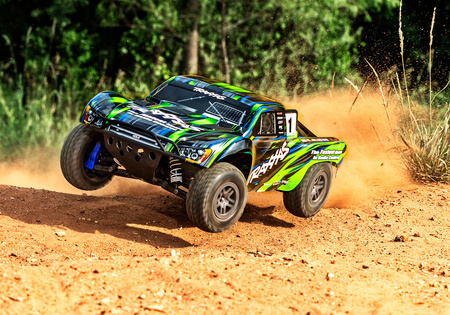 Traxxas Slash 4X4 BL-2S 1:10 4WD Zielony Samochód Zdalnie Sterowany Model RC | 68154-4-GRN