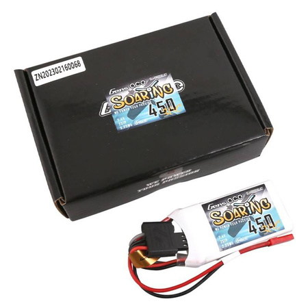 Akumulator LiPo 450mAh 7,4V 30C 2S1P G-Tech Soaring | GEA4502S30JGT GENS ACE