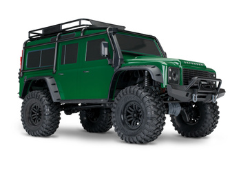 Traxxas TRX-4 Land Rover Defender 1:10 Zielony Samochód Zdalnie Sterowany Model RC | 82256-4-GRN