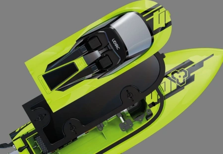 Motorówka Model Łodzi RC Xiphactinus 577mm Bezszczotkowa Zielona | UDI021-GREEN UDI RC