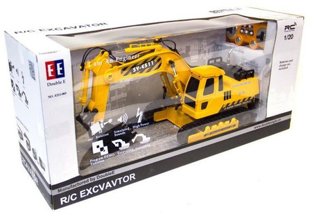 Koparka Gąsienicowa RC SY-E511 1:20 27MHz - Double Eagle E511-003