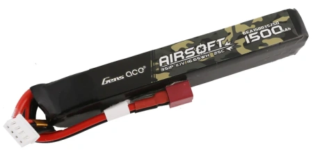 Akumulator LiPo 1500mAh 11,1V 25C 3S1P Dean-T Airsoft Gun | GEA15003S25D GENS ACE