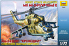Soviet attack helicopter MIL MI-24 V/VP Hind E 1:72 | Zvezda 7293