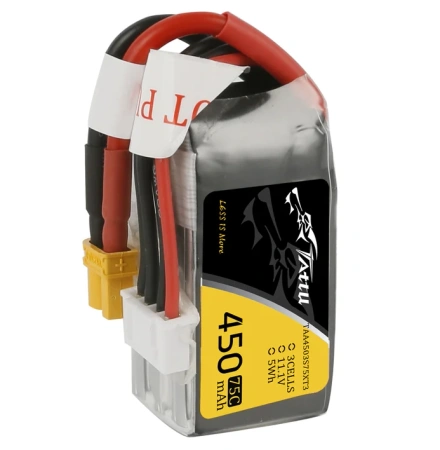 Akumulator LiPo 450mAh 14,8V 75C 4S1P XT30 | TAA4504S75XT3 TATTU