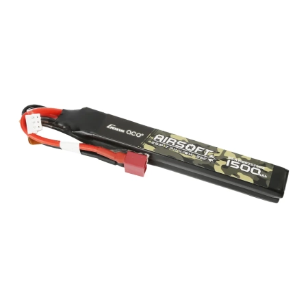 Pakiet LiPo Airsoft Gun 1500mAh 7,4V 2S1P 25C Dean-T | GEA15002S25D2 GENS ACE