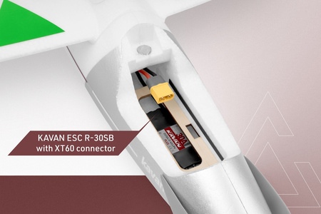 Motoszybowiec Kavan Alpha 1500 V2 ARF 1492mm Zielony | KAV02.8075V2