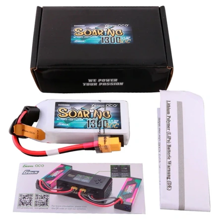 Akumulator LiPo 1300mAh 11,1V 30C 3S1P XT60 Soaring G-Tech | GEA133S30X6GT GENS ACE
