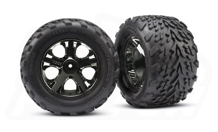 Koła (2 szt.) Talon, All-Star, ciemny chrom, | Traxxas 3669A