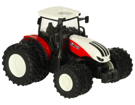 Traktor RC Zdalnie Sterowany Ciągnik Rolniczy z Przyczepą 1:24 2,4GHz Zabawka Farma