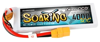 Akumulator LiPo 4000mAh 7,4V 30C 2S1P XT90 Soaring | GEA40002S30X9 GENS ACE