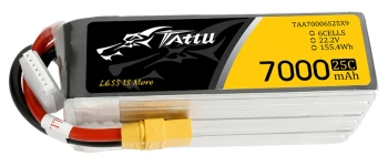 Akumulator LiPo 7000mAh 22,2V 25C 6S1P XT90 | TAA70006S25X9 TATTU