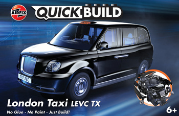 QUICKBUILD London Taxi LEVC TX Samochód z Klocków | J6051 AIRFIX