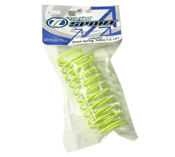 Sprężyny amortyzatorów Shock Spring Yellow 7.4 (2szt.) | LOSB2952 LOSI