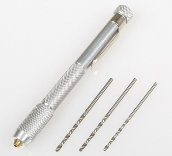 Wiertarka Modelarska Ręczna Wiertła 1,6mm / 1,7mm / 1,8mm 093 | 8KM8422 Q-MODEL