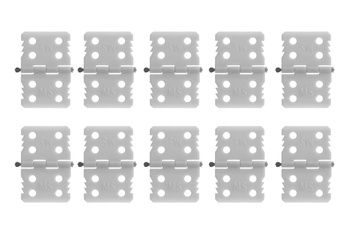 Zawias plastikowy 15x24mm (10szt.) | 124022 MS