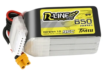 Akumulator LiPo 650mAh 22,2V 95C 6S1P XT30U-F R-Line Version 1.0 | TAA6506S95XT3 TATTU