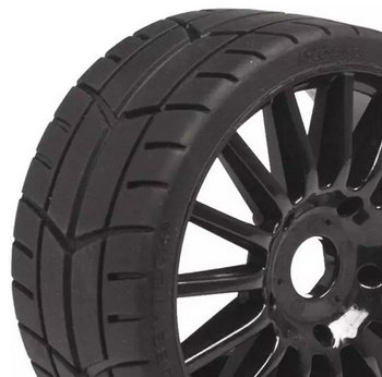 Koła 1/8 Challenge Rally Black (2szt.) | HT-452B HOBBYTECH