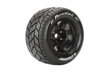 Koła 1/8 Stadium Truck Tire Sport Black (2szt.) | L-T3324B LOUISE RC