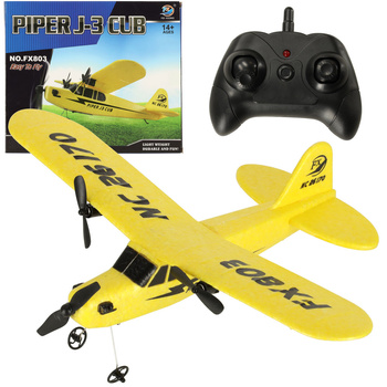 Piper J-3 Cub 803 Samolot RC Dla Początkujących Żółty