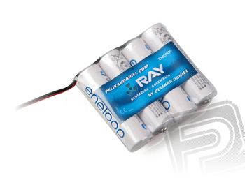 Pakiet 4,8V - 4xAA Eneloop  2000mAh - do Hitec Flash 7 lub LYNX 4S
