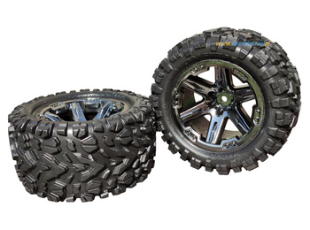 Koła Rustler - srebrne (2szt.) | 6773X TRAXXAS