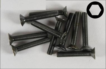 Śruby M5x35mm 10szt. (stożkowa główka, imbus) - FG 6722/35