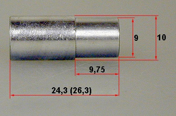 Tulejki dystansowe do zębatki przekładki 3szt. - FG 6137/01