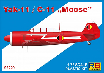 Yak-11 / C-11 "Moose" 1:72 | 92229 RS MODELS