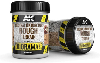 Akrylowa masa do tworzenia struktur (Rough Terrain) 250ml | AK8025