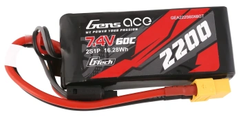 Akumulator LiPo 2200mAh 7,4V 60C 2S1P XT60 G-Tech | GEA222S60X6GT GENS ACE