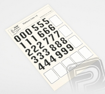 Zestaw naklejek startowych 1:8 - H00089 Pelikan