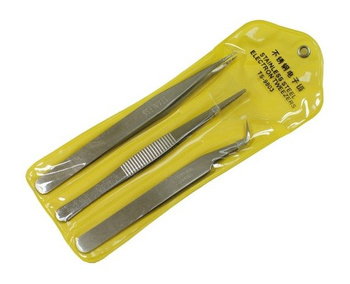 Zestaw pęset (3szt.)