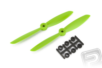 Śmigło 6x4,5 CCW zielone (2 szt./para) - 0027