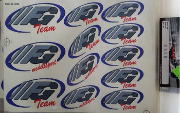 Naklejki z logotypem FG - FG 6568