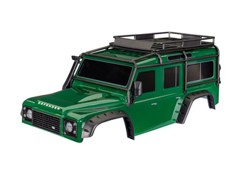 Karoseria Traxxas TRX-4 Land Rover Defender Clipless Green Body Zielona 1/10 | 8050-GRN